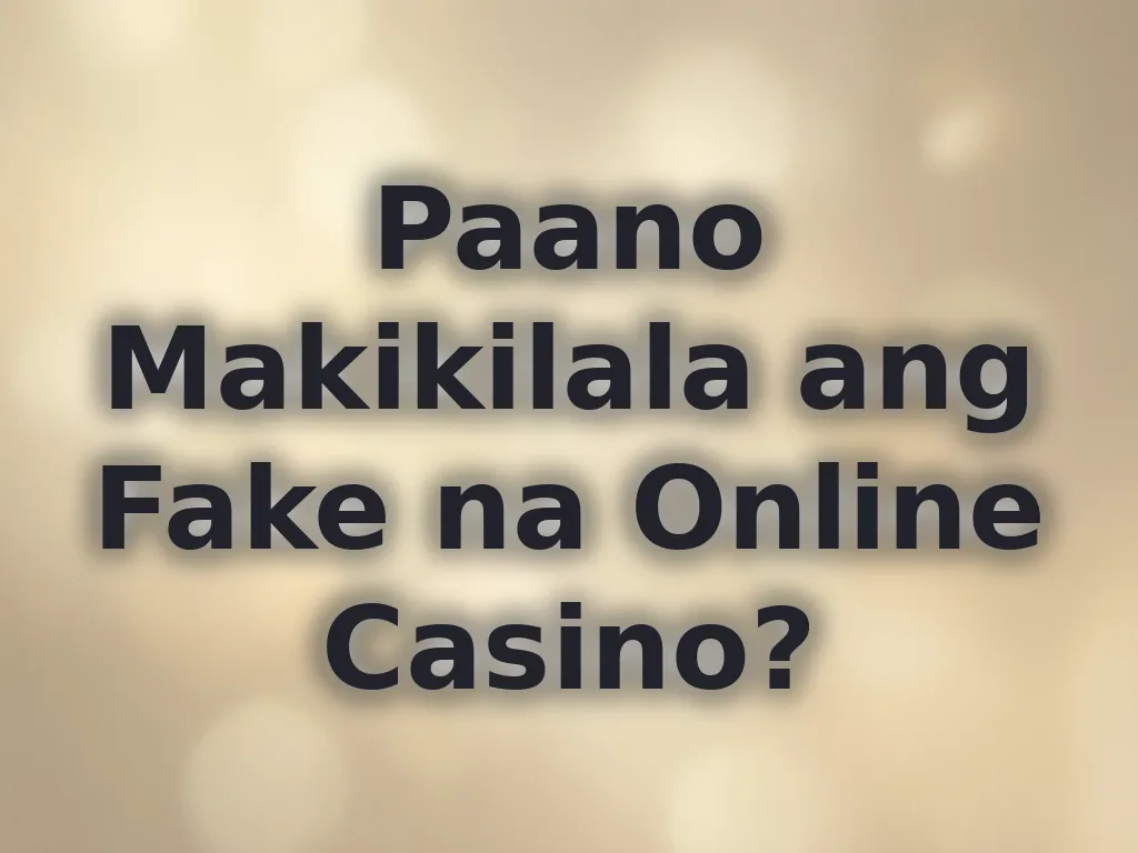 Spot Casino Scams